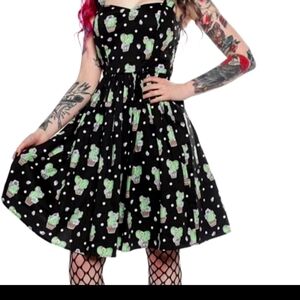 Cactus Rockabilly Dress Hell Bunny